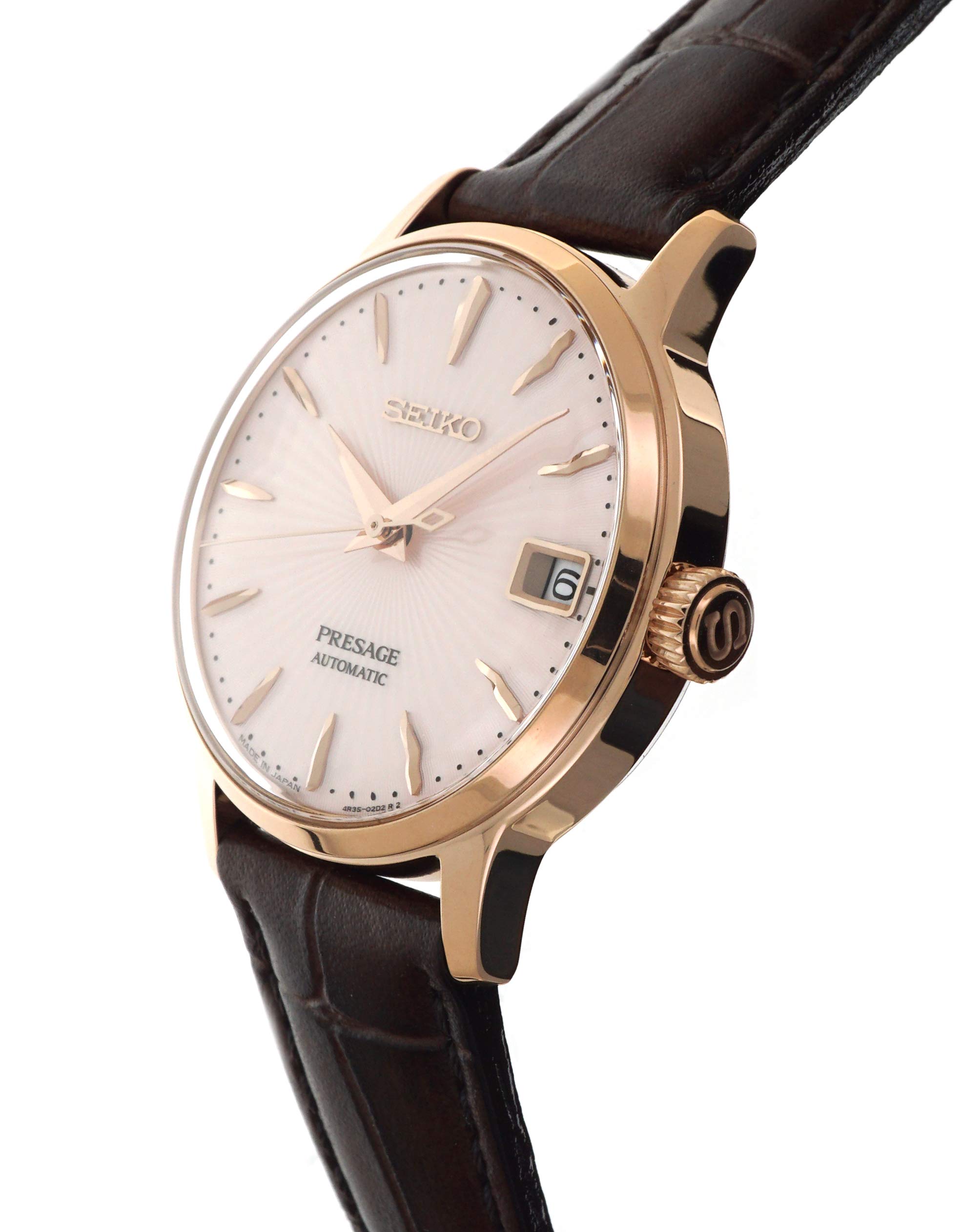Mua SEIKO PRESAGE Automatic Ladies Cocktail 'Bellini' Rose Gold Watch  SRP852J1 trên Amazon Mỹ chính hãng 2023 | Giaonhan247