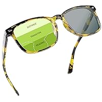 Progressive Multifocal Presbyopic Glasses, Photochromic Gray Sunglasses, for Men/Women