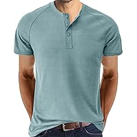 Men's Novelty T-Shirts Solid Button Shirt Men's Shirt Loose Fit Long Sleeve T-Shirt Camisas Manga Larga Hombre