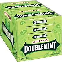 Doublemint Gum 210 Pack Boxes 15 Pieces Per Pack Total 300 Pieces, 20 Count, (Pack of 10)