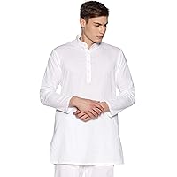 MENS WHITE LONG KURTA