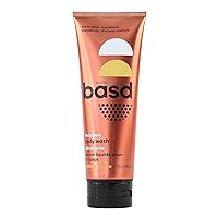 basd Natural Body Wash, Indulgent Crème Brûlée | Organic & Moisturizing Ingredients, Vegan, Hypoallergenic, 8 Ounce Tube