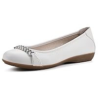 CLIFFS BY WHITE MOUNTAIN Women's Charmed Cushioned Ballet Flat