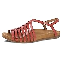 Dansko Jennifer Adjustable Fisherman-style Sandal for Women - Leather Linings and Uppers For All-Day Comfort - dual-density EVA Footbed and Lightweight Rubber Outsole