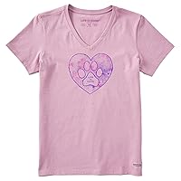 Life is Good Women's Crusher Tee Trippy Paw