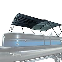 Lippert SureShade Bimini Extension for Pontoon Boats, Black