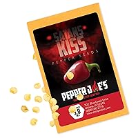 Pepper Joe’s Satan’s Kiss Pepper Seeds – Pack of 50+ Medium Hot Chili Pepper Seeds – USA Grown – Premium Non-GMO Spicy Cherry Pepper Seeds for Planting