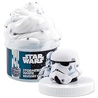 STAR WARS Stormtrooper White Slime, 8oz Star Wars Slime, Pre-Made Slime, Party Favors for Kids, Perfect for Goodie Bags, Desk Toys, Star Wars Merch, Star Wars Toys, Great Gifts for Adults & Kids