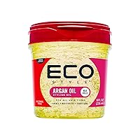 Eco Style Moroccan Argan Oil Styling Gel - Promotes Healthy Hair - Nourishes And Repairs - Delivers Long Lasting Shine - Provides Maximum Hold and Helps Tame Frizz - Ideal For All Hair - 8 oz Eco Style Moroccan Argan Oil Styling Gel - Promotes Healthy Hair - Nourishes And Repairs - Delivers Long Lasting Shine - Provides Maximum Hold and Helps Tame Frizz - Ideal For All Hair - 8 oz