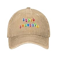 Birthday Party Balloons Hats Gift for 18 20 30 40 Years Cowboy Baseball Cap Dad Hat Unisex Adjustable Upf50+ Golf Gym