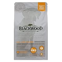Blackwood Special Diet All Life Stages Dry Dog Food, 30Lb., Lamb & Brown Rice Recipe, Sensitive Skin and Stomach, Grain Free Dog Food