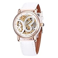 Carrie Hughes Womens Fashion Rose Gold Rhinestone Butterfly Automatic Watch 9352W