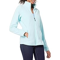 Amazon Essentials Women's Classic-Fit Full-Zip Polar Soft Fleece Jacket (Available in Plus Size), Aqua Blue, 5X