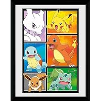 PFC3285 Framed Collector Print Pokemon Comic Panel 30 x 40 cm