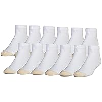 GOLDTOE Men's 656P Cotton Ankle Athletic Socks, Multipairs