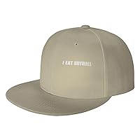Men Women Baseball Hats I Eat Drywall Vintage Dad Hat Adjustable Casquette Cap,Black