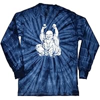 Yoga Tee Laughing Buddha Long Sleeve Tie Dye Shirt