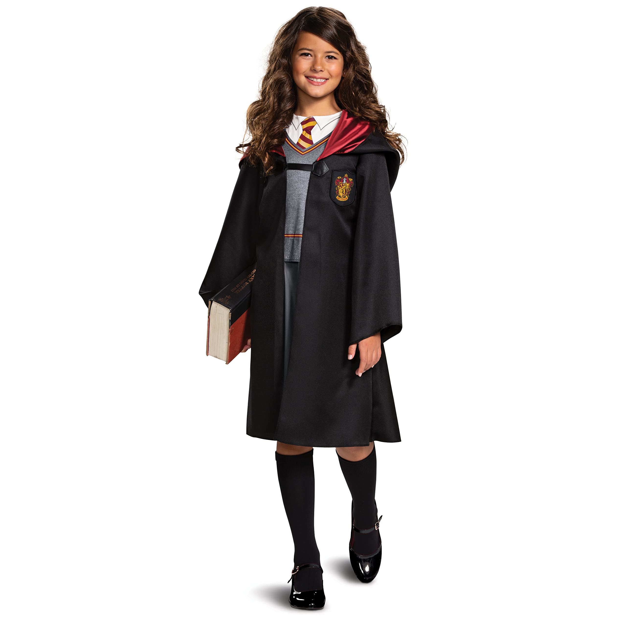 Hermione Granger Costume, Official Harry Potter Wizarding World Outfit for Kids, Classic Children's Size