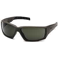 Overwatch Shooting Safety Sunglasses, Black, Forest Gray Anti-Fog Lens