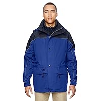 Men's 3-in-1 Two-Tone Zip-Off Hood Parka, Ryal Cobalt 714, XX-Large