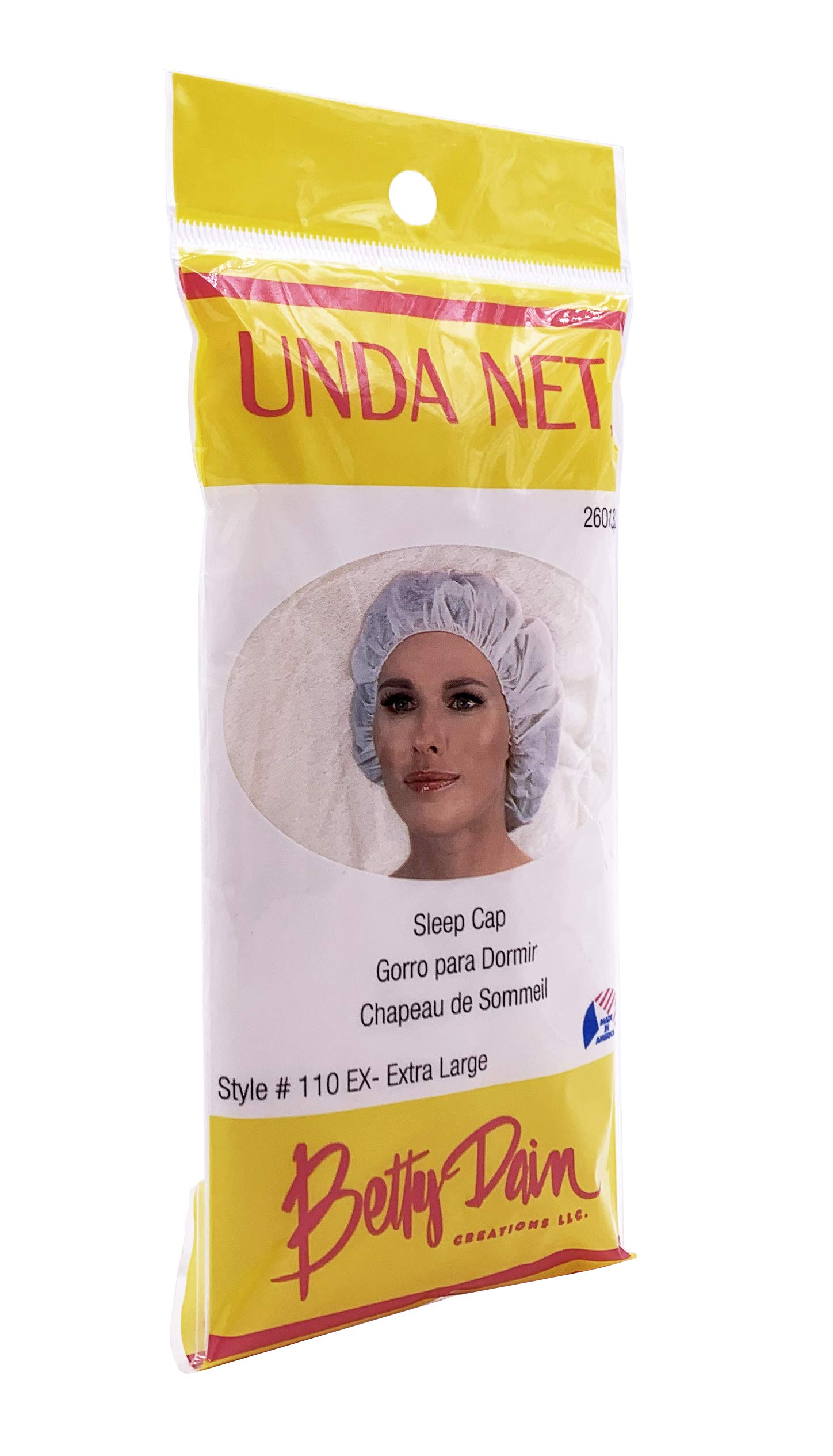 Betty Dain Unda Net Sleep Cap/Hairnet, XL (pack of 24)
