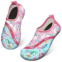 CROVA Kids Water Shoes Quick Dry Aqua Socks Non-Slip Barefoot Sports Shoes for Boys Girls Toddler