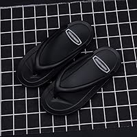 Home Shoes Thick-Soled Bathroom Slippers, Summer Fashion, Outdoor Sandals and Slippers, Korean Couple Orange Slippers, Women Womens Summer Slippers (Color : C, Size : 35 M EU)