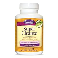 Nature's Secret Super Cleanse - 200 Tablets - Nourish, Stimulate & Purify The Colon - 100 Servings