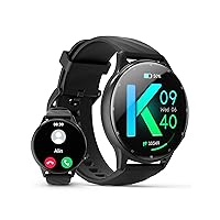 Smartwatch for Men Women with Touchscreen (GPS), Blood Oxygen Heart Rate Sleep Fitness Tracker, Voice Assistant and Message Reminders, 100+ Sports Modes with IP68 Waterproof for Android iOS