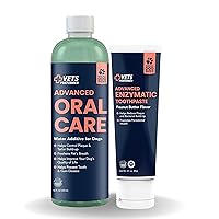 Vets Preferred Dog Toothpaste & Freshener, Advanced Enzymatic Toothpaste & Oral Care Water Additive for Dogs