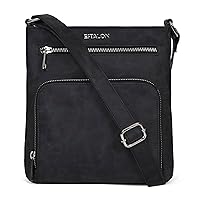 ESTALON Leather Crossbody Bags for Women - Trendy Purses - Ladies Handbags - Women's Shoulder Sling Bags - Gifts for Her