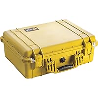 Pelican 1500 Camera Case With Foam (Yellow)