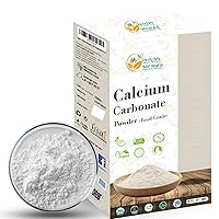 Calcium Carbonate Powder Food Grade Calsium Supplement for Cooking and Baking, Antacid, DIY Toothpaste 8 oz