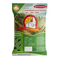 UCM Group 3.5oz Dried Mealworms for Wild Birds, Chickens, High Protein