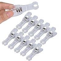 10 Pack Disposable Piercing Clamps, Disposable Needle Slot Forceps Clamp Clip for Piercing Supplies Ear Nose Lip Navel Piercing (Round)