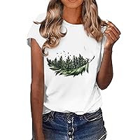 Boho Light Autumn Short Sleeve T Shirt Ladys Running Fitted Flora Tshirt Crew Neck Polo Womans