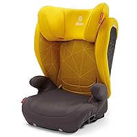 Diono Monterey 4DXT Latch, 2-in-1 High Back Booster Car Seat with Expandable Height, Width, Advanced Side Impact Protection, 8 Years 1 Booster, Yellow Sulphur
