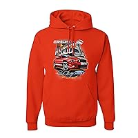 Red Speedster Shelby G.T. 500 Cobra Classic Ford Mustang Shelby Licensed Official Mens Hoodies