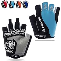 Women's Cycling Gloves Biking Gloves Bicycle Gloves Padded Half Finger Mountain Bike Gloves Breathable Anti Slip Riding Sports Gloves