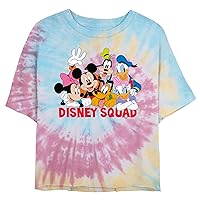 Disney Characters Squad Women's Fast Fashion Short Sleeve Tee Shirt