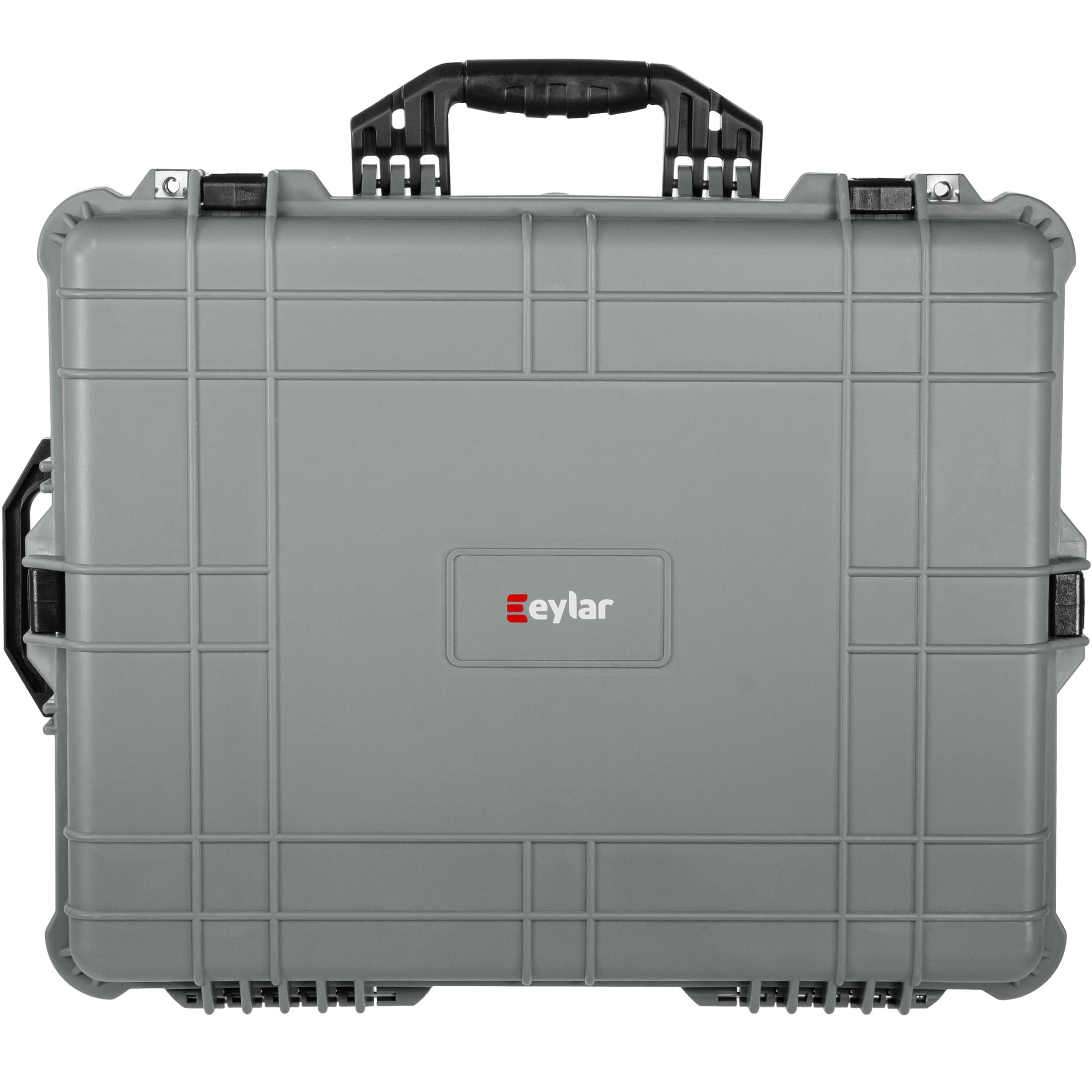 Eylar Extra Large 24 Inch Protective Hard Camera Case, Gear, Equipment, Devices, Monitor Case Waterproof with Foam TSA Standards Gray