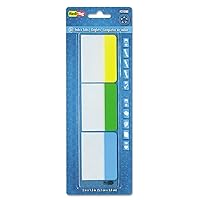 Redi-Tag Writeable, Removable Index Tabs, 2-Inch, 30-Pack, Lemon, Lime and Ocean Blue Colors (31080)