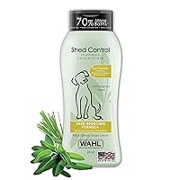 USA Shed Control Pet Shampoo for Dog Shedding & Dander – Lemongrass, Sage, Oatmeal, & Aloe for Healthy Coats & Skin – 24 Oz - Model 820005A