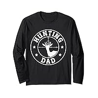 Hunting Retro Vintage Deer Dad Long Sleeve T-Shirt