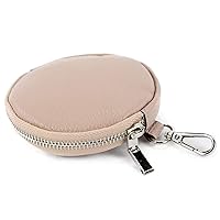 modamoda de - T197 - ital. Leder Umhänge- / Handytasche Klein, Colour:Pink Beige