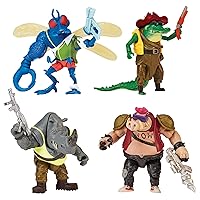 Teenage Mutant Ninja Turtles: Mutant Mayhem Basic Figure Mutant 4-Pack Bundle by Playmates Toys