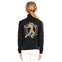 STRETCH IS COMFORT Glitter | Live Love Dance | Mock Neck Jacket | Youth Sizes 4-16