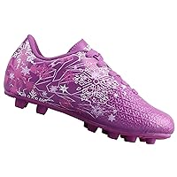 Vizari Frost 3 FG Kids Soccer Cleats | Frost Themed Synthetic Upper | Durable Two-Color Outsole | Outdoor Firm Ground Soccer Shoes | Perfect for Girls and Boys