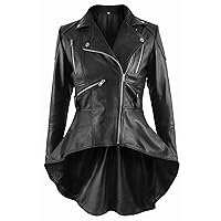 Peplum Jacket for women - Real women Leather Jacket - Peplum leather jacket for women