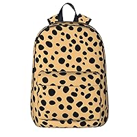 Leopard Print Backpack Printing Backpack Light Casual Backpack Capacity 16 Inch With Laptop Compartmen